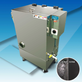 圧搾空気稼働型パレット洗浄機『ワンエアーポット AP19』