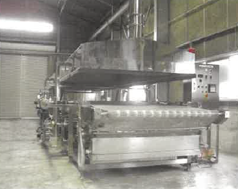 蒸し器・コンベア式スチーマー