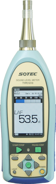 普通騒音計『TYPE1010』