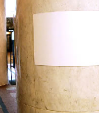 マグネットがつくホワイトボードシートうら吸着加工『Q-1』