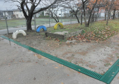 ゴム製グレーチング【兵庫県 公園】
