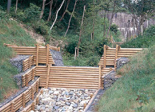 【防腐木材】【木製】治山・治水