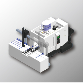 【横形M/C】シャフト・バー材端面加工 自動化ラインのご提案