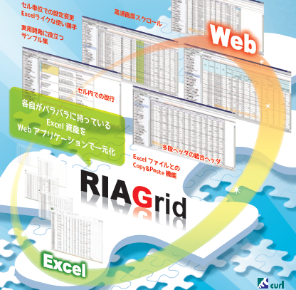 グリッドコンポーネント『RIAGrid（リアグリッド）』