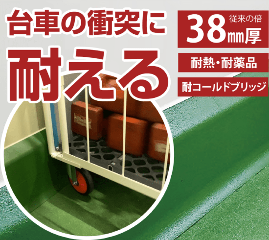 コンクリート巾木のお悩みを解決したR巾木材！ソリッドラインDX