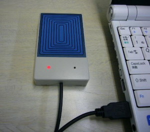 RFIDリーダライタ：USBタイプ