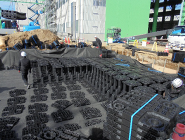 雨水貯留槽・雨水浸透施設採用事例【千葉県】