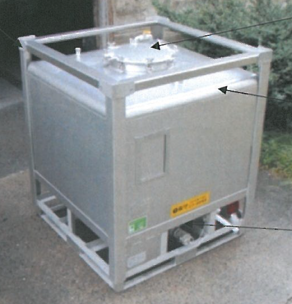 危険物用ステンレス製コンテナ『QCMD-K9-SHS』