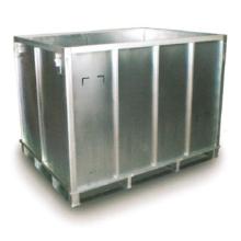 リターナブル/再利用可能な分割折畳み構造　輸送用スチールBOX