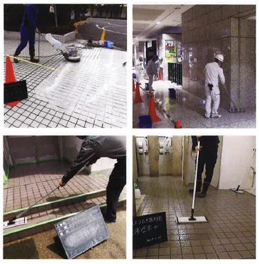 溶剤穴あけ工法『アクアグリップ』