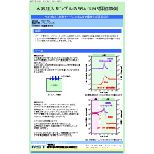 【分析事例】水素注入サンプルのSRA/SIMS評価事例