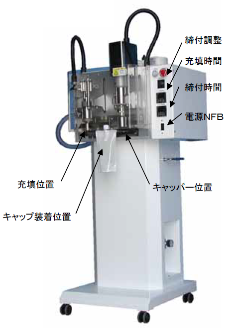 充填装置付キャッパー『JC-2』