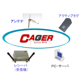 単方向アクティブRFタグシステム『CAGER(ケイジャー)』