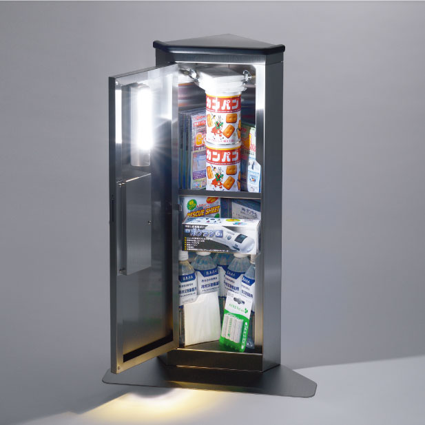 防災製品『エレベーター用防災キャビ【コーナータイプ】』