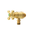 Hose connection faucet (frost prevention)