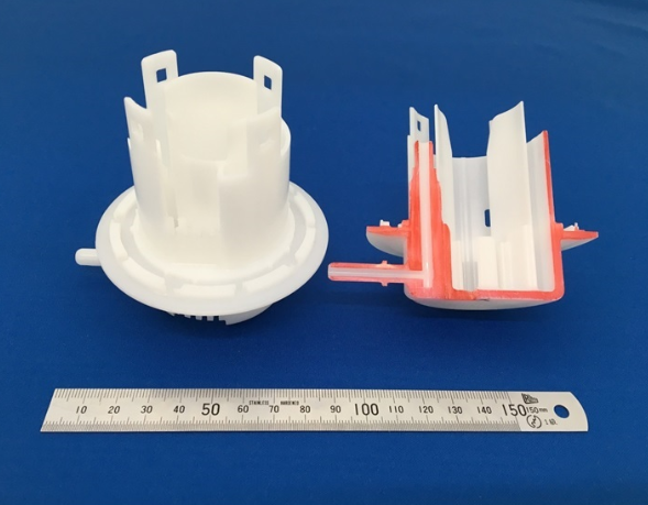 【製品紹介】二輪燃料ポンプ部品（POM深堀切削・フランジ）