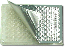 分注ミスをストップ！！マイクロプレートアルミ保存シール