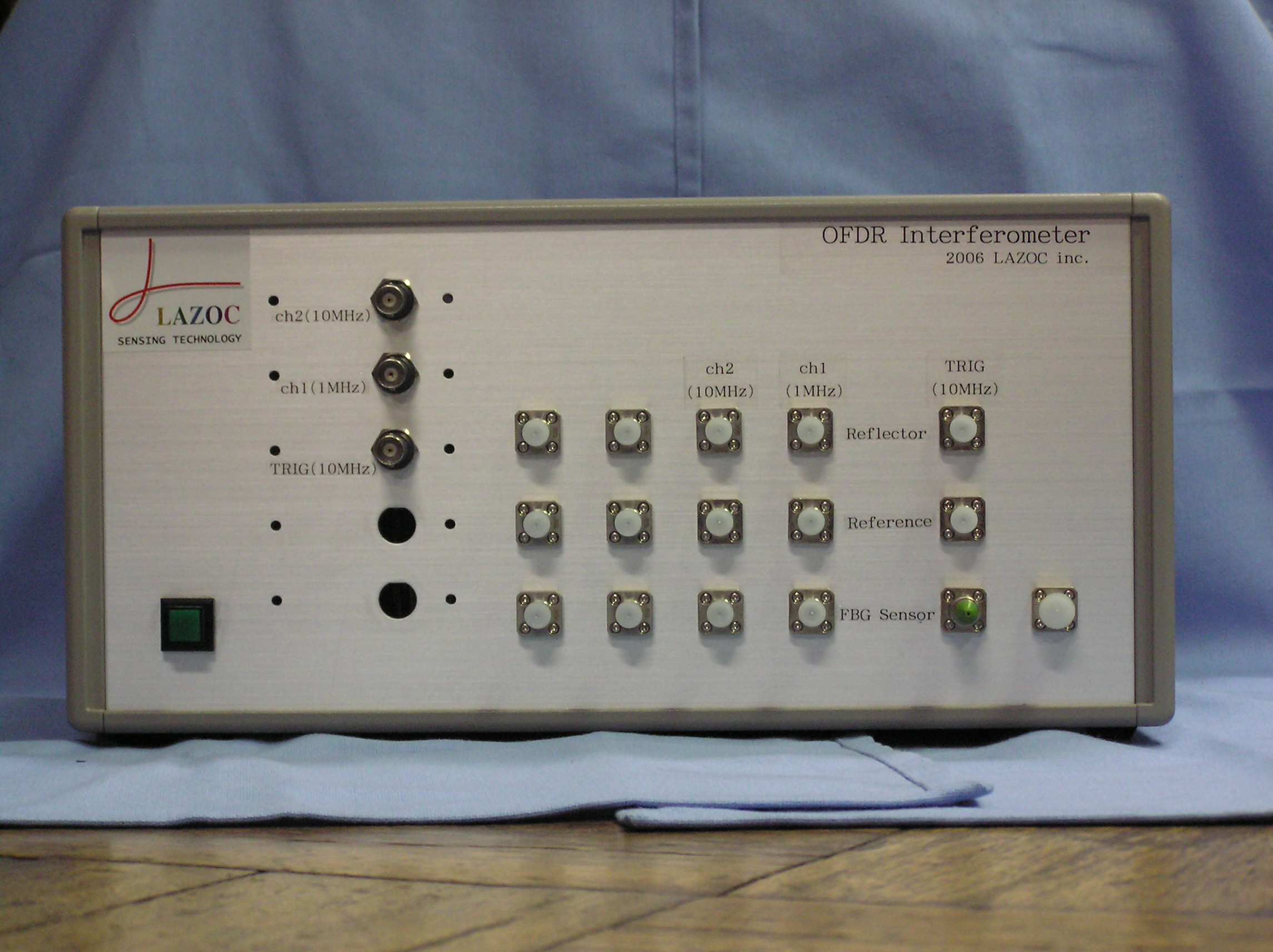 光ファイバひずみセンサ（高空間分解型）