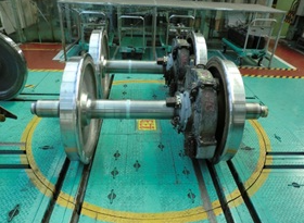 【製作事例】輪軸転向装置