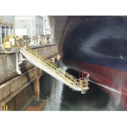 ドック用自走式作業足場