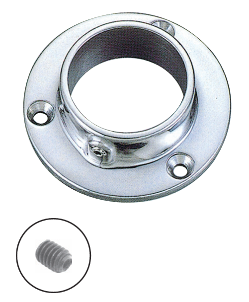 パイプ・パイプブラケット【鏡面ソケット】 <SUS316>
