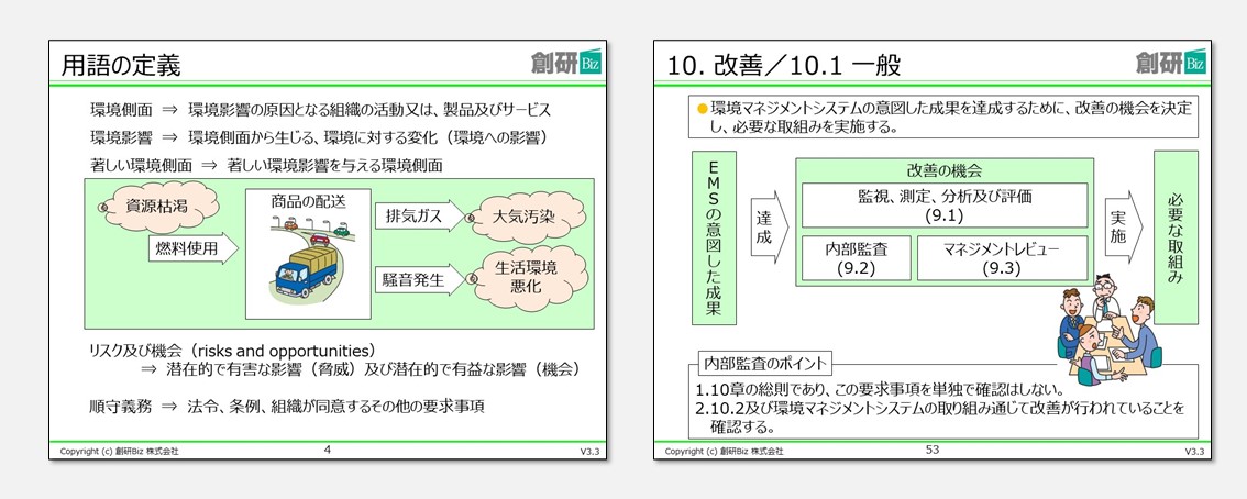 ISO9001/ISO14001 オンライン型内部監査員研修