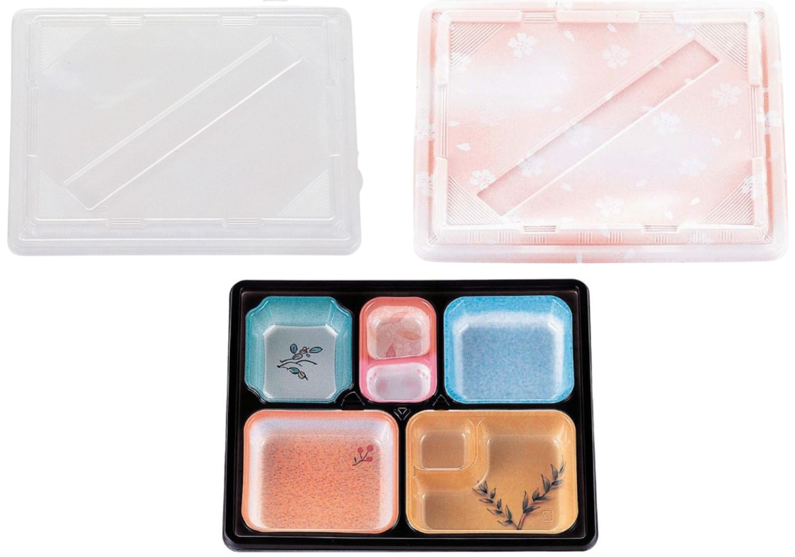 会席・仕出しに最適、大型使い捨て容器TS-110