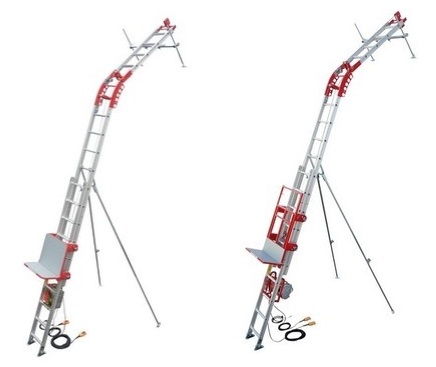 屋根材荷揚げ機『パワーコメット UP103D（下置きセット）』 ユニパー