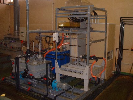 『塩化第二鉄溶液電解再生システム』