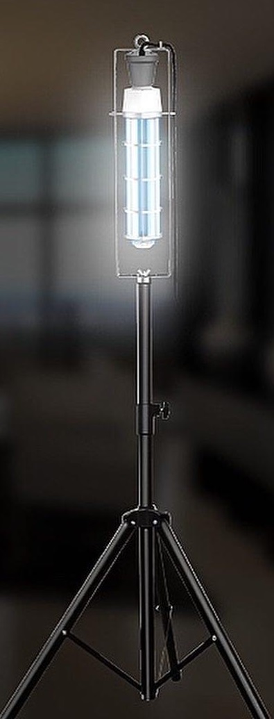 UVC　紫外線室内空間殺菌用ライト80W　スタンド付き