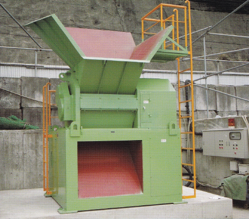 斜型2軸破砕機『NCM-P-SVシリーズ』