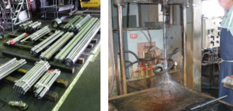 金属製品の高周波熱処理サービス