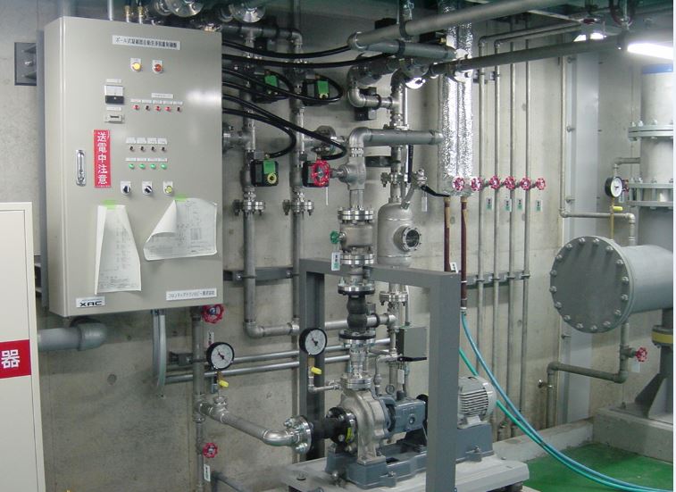 スクリュー冷凍機への導入事例