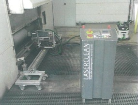 ドライクリーニングシステム『移動式レーザー洗浄システム』