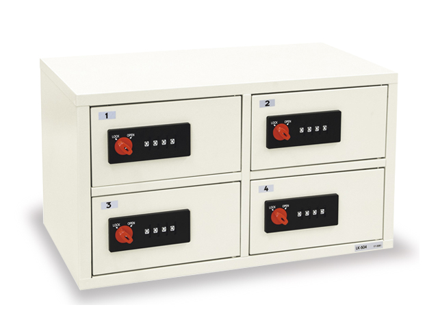エーコー 貴重品ロッカー LK-308 (ダイヤル式/8人用) トミザワ