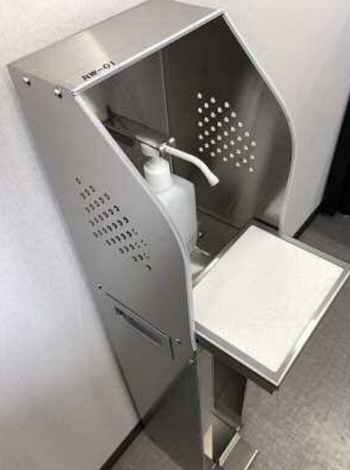 ハンド消毒用スタンド『RW-01 スリムタイプ』