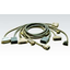 Cables with terminal connectors compatible with various methods such as press fitting, crimping, and soldering.