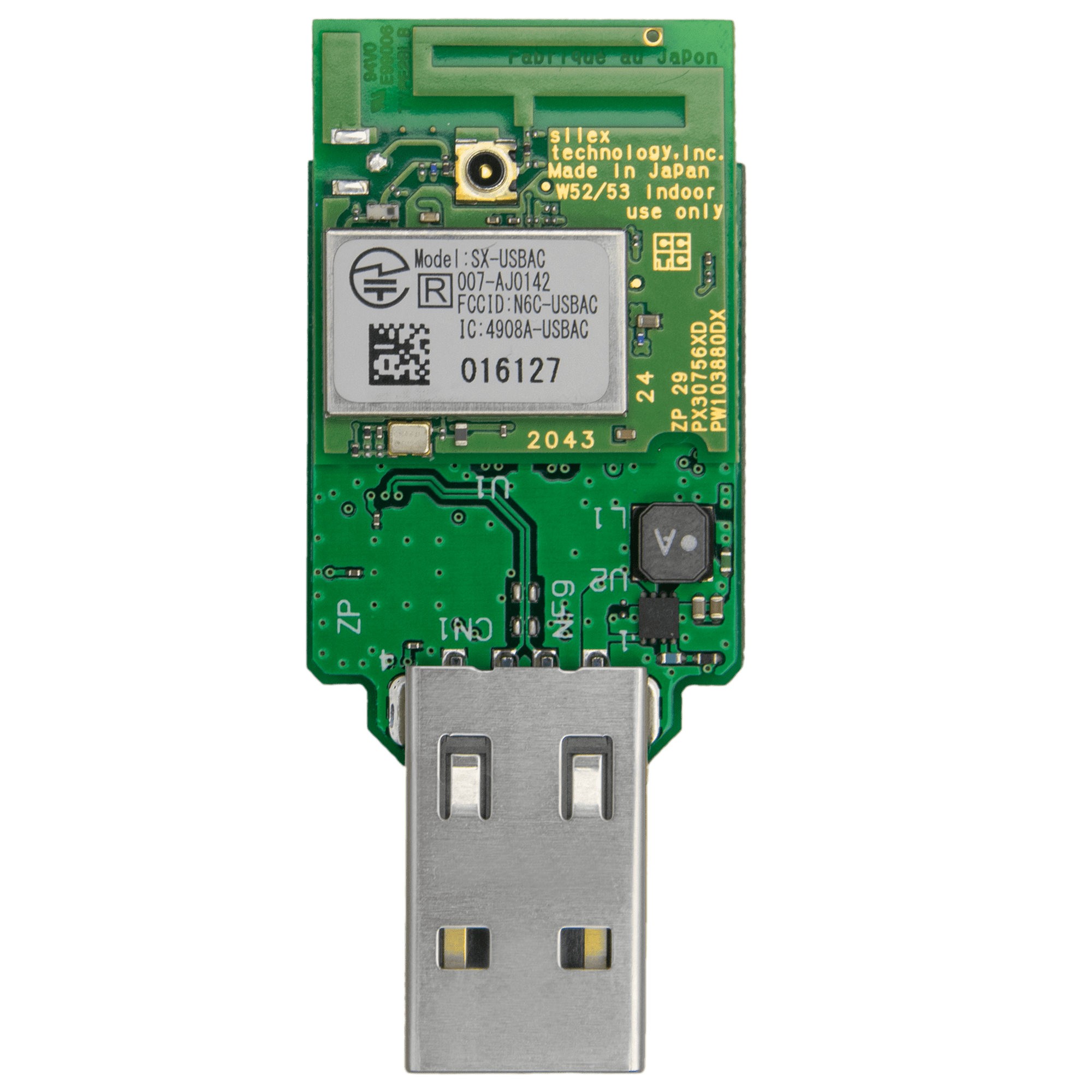 USBインタフェース 無線LANモジュール『SX-USBAC』 サイレックス