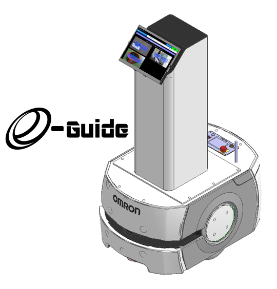 自律走行型案内ロボット『e-Guide（イーガイド）』