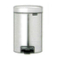 Stainless Steel Foot Pedal Cylinder Trash Can 7L / M590B-SUS-3LB