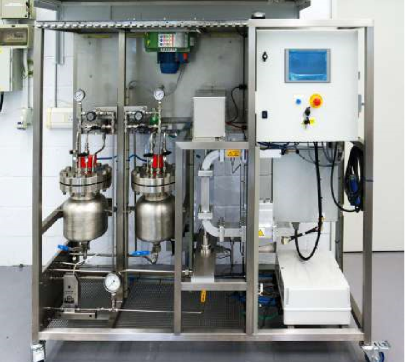 連続フローマイクロ波リアクター　C-Wave PLT