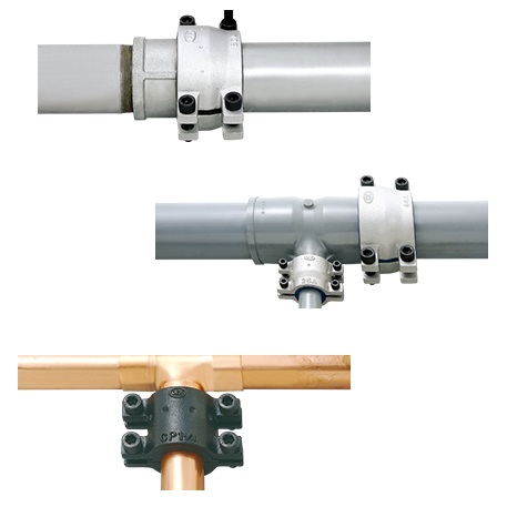 緊急漏水補修器具『圧着ソケット』