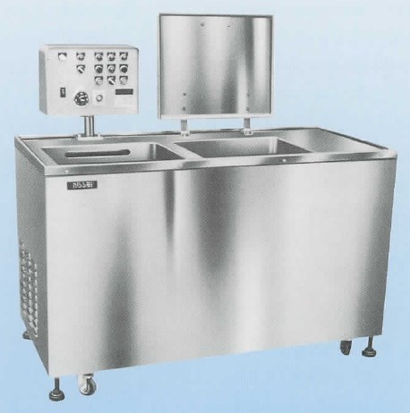 【汚れあり、完動品】ドライブース&超音波洗浄機 1-2163-02 大型二周波超音波洗浄器 550×470×495mm MUC-63D