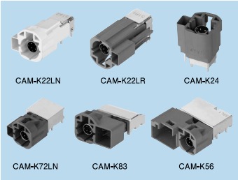 HSDコネクタ『CAM-K22LN/LR,CAM-K24』