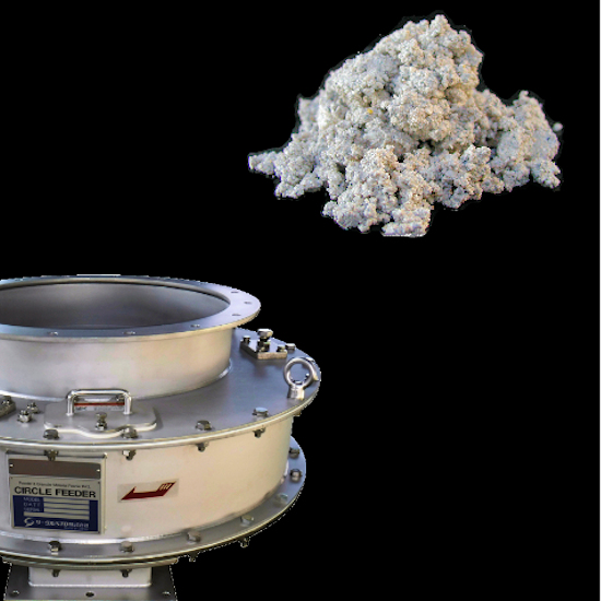 難排出原料にも対応！粉粒体供給機「サークルフィーダ 標準型」