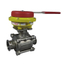 Sanitary ball valve with unlatch handle 'CSS-UL'