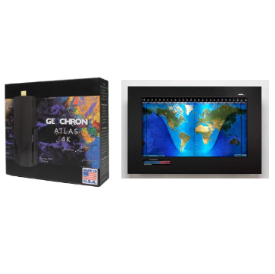 ジオクロン世界時計／ジオクロンデジタル アトラス 2 4K