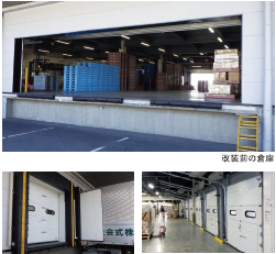 温度管理倉庫：常温倉庫からGDP対応冷蔵倉庫へ居ながら改修