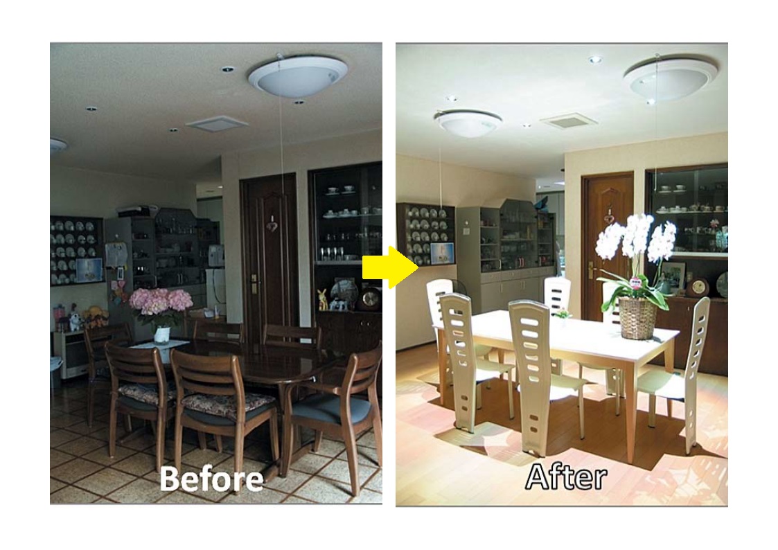 太陽光採光システム「ひまわり」一般住宅での施工事例