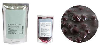 冷凍フルーツソース『フルゴロ ブルーベリー』